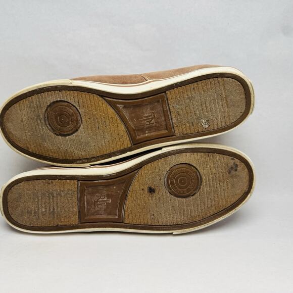 Lauren Ralph Lauren Janis Slip On Sneakers Womens Size 9 B Dusty Rose Velvet - Picture 9 of 10